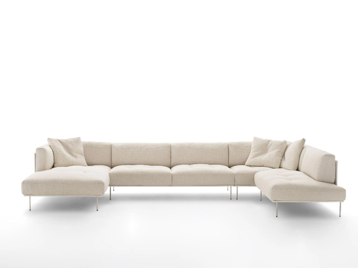 ROD SYSTEM - Sectional fabric sofa _ Living Divani